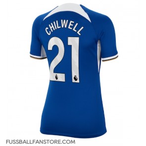 Chelsea Ben Chilwell #21 Replik Heimtrikot Damen 2023-24 Kurzarm
